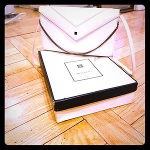 Givenchy white envelope chain purse